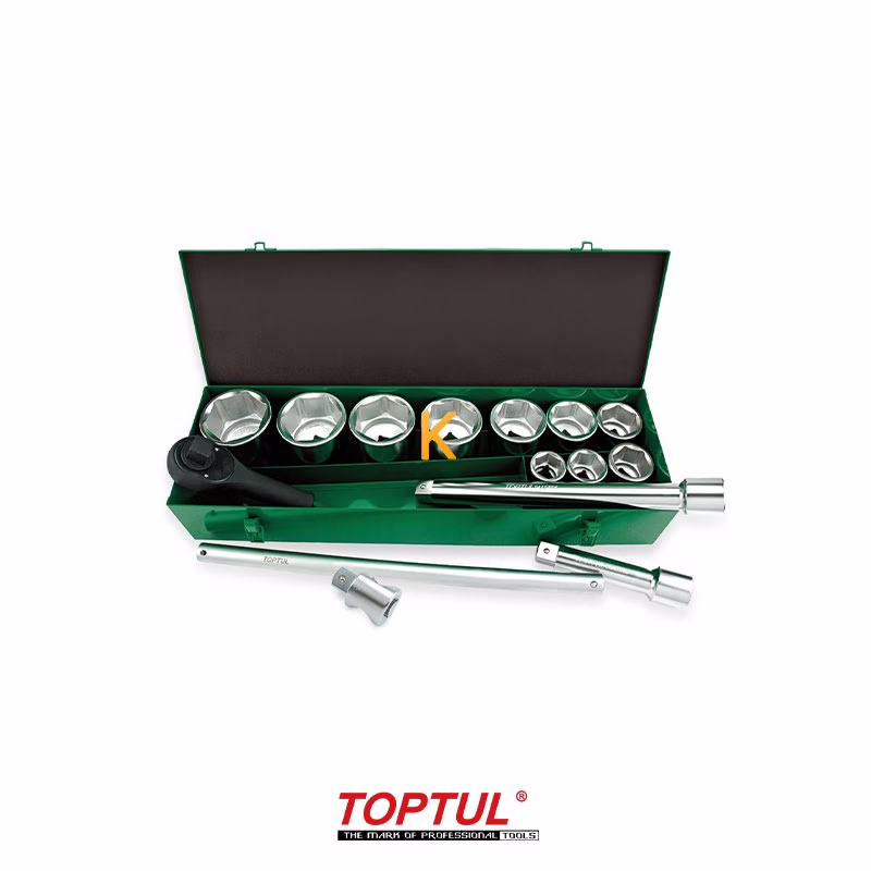 جعبه بکس 14 پارچه 1 اینچ مدل GCAD1404 تاپ تول
