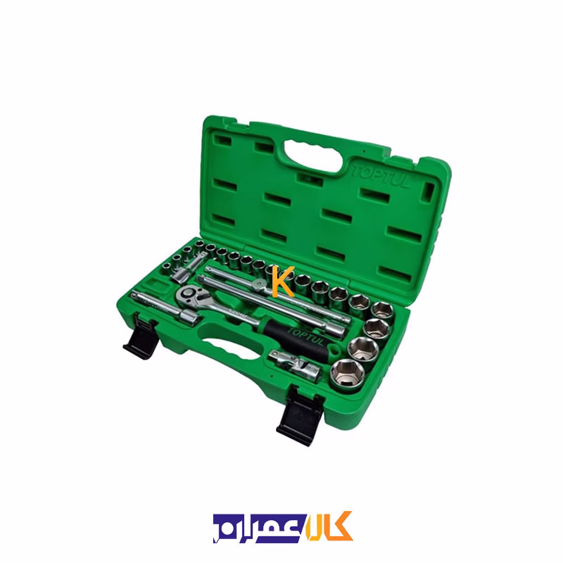 جعبه بکس 25 پارچه 1/2 اینچ مدل GCAI2503 تاپ تول