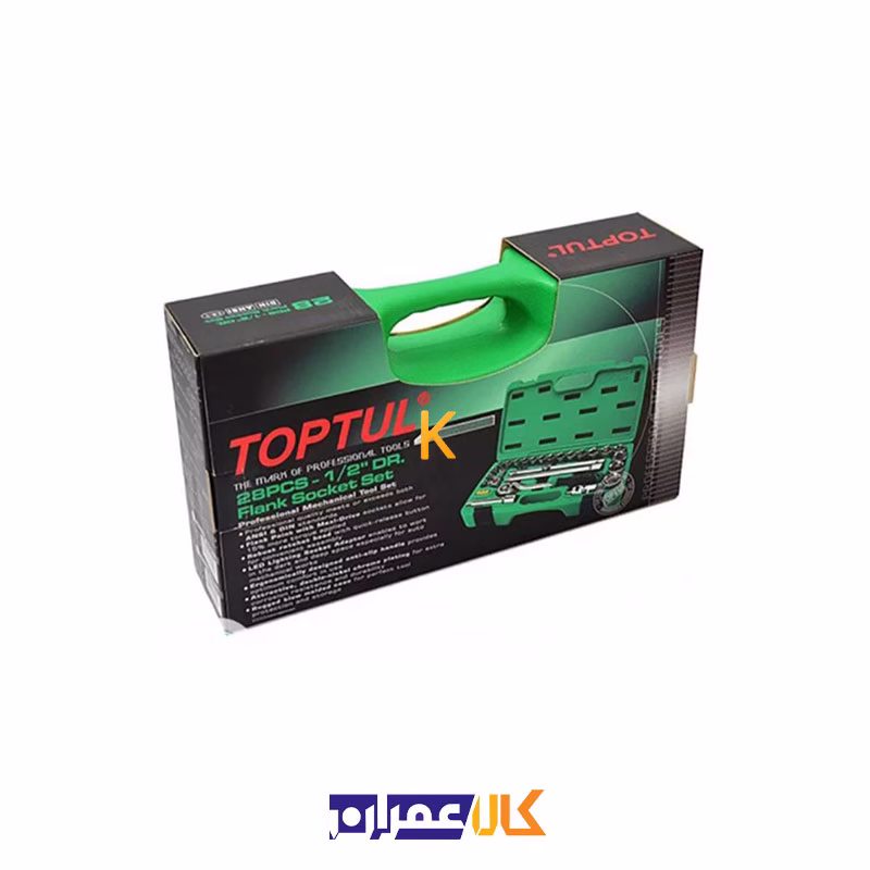 جعبه بکس 25 پارچه 1/2 اینچ مدل GCAI2503 تاپ تول