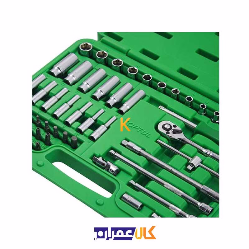 جعبه بکس 55 پارچه 1/4 اینچ مدل GCAI5501 تاپ تول