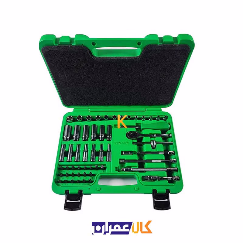 جعبه بکس 55 پارچه 1/4 اینچ مدل GCAI5501 تاپ تول