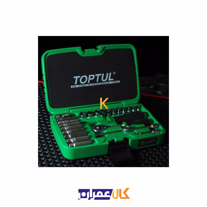جعبه بکس 25 پارچه 1/4 اینچ مدل GCAI2501 تاپ تول