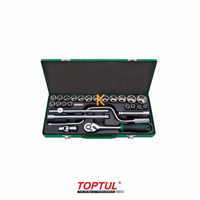 جعبه بکس 26 پارچه 1/2 اینچ مدل GCAD2607 تاپ تول