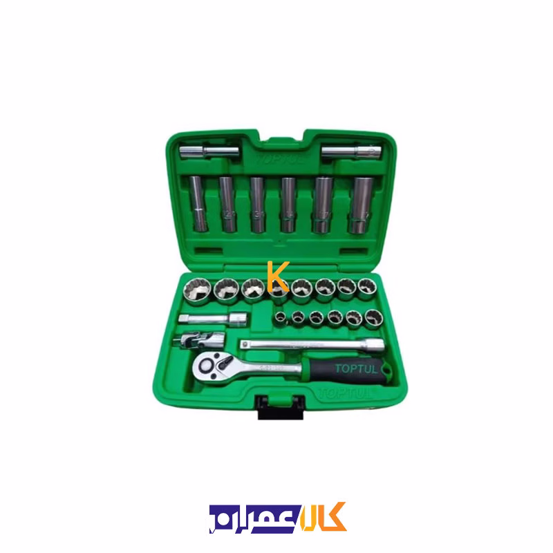 جعبه بکس 12 پر 26 پارچه 3/8 اینچ مدل GCAI2602 تاپ تول