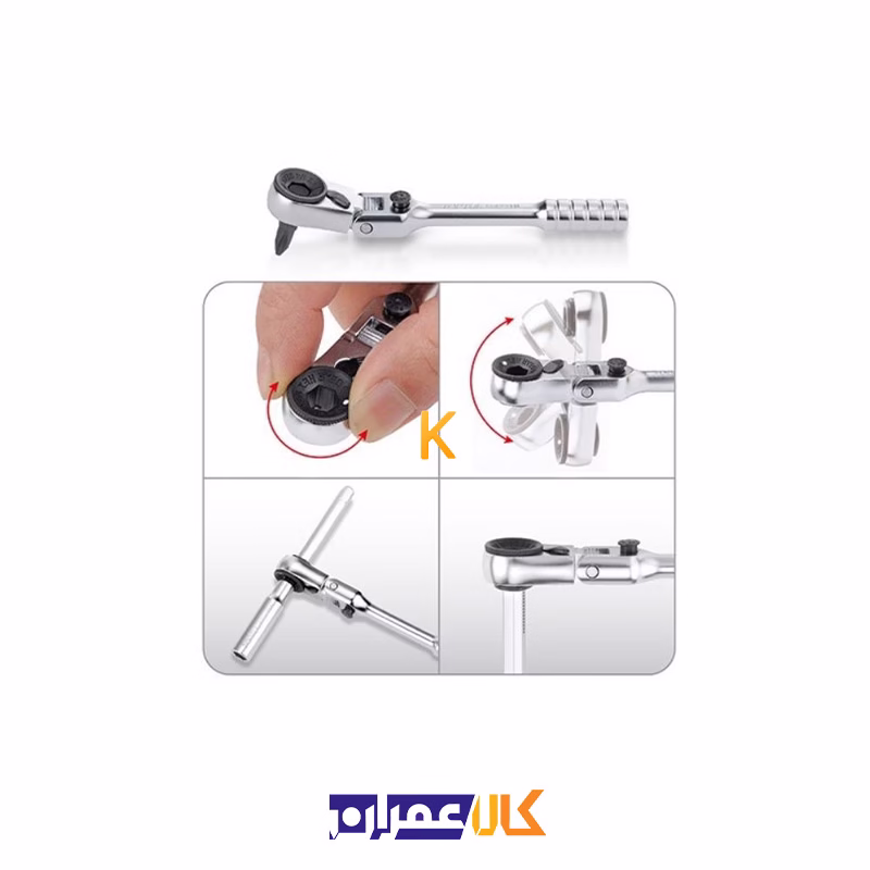 جعبه بکس 27 پارچه 1/4 اینچ مدل GADW2701 تاپ تول