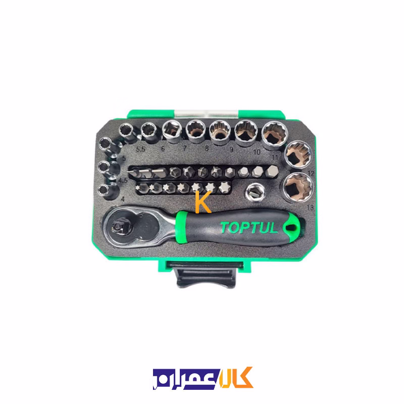 جعبه بکس 12 پر 33 پارچه 1/4 اینچ مدل GABW3302 تاپ تول