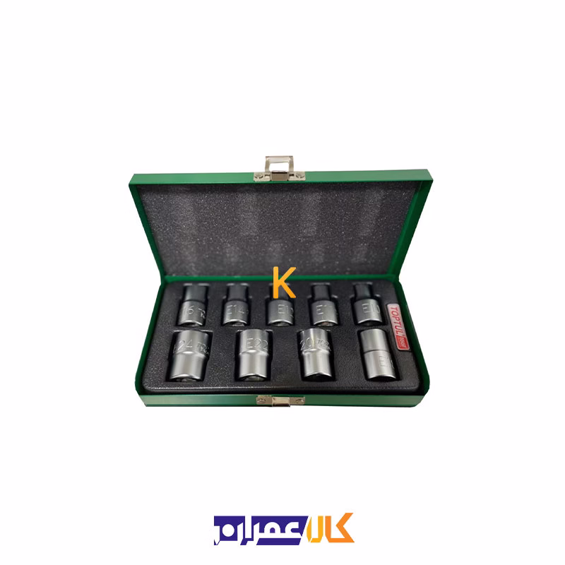 جعبه بکس ستاره ای 9 پارچه 1/2 اینچ مدل GAAD0907 تاپ تول