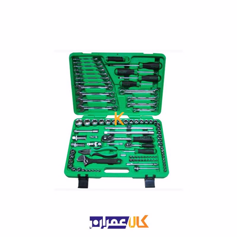 جعبه ابزار با لوازم 96 عددی مدل GCAI9601 تاپ تول