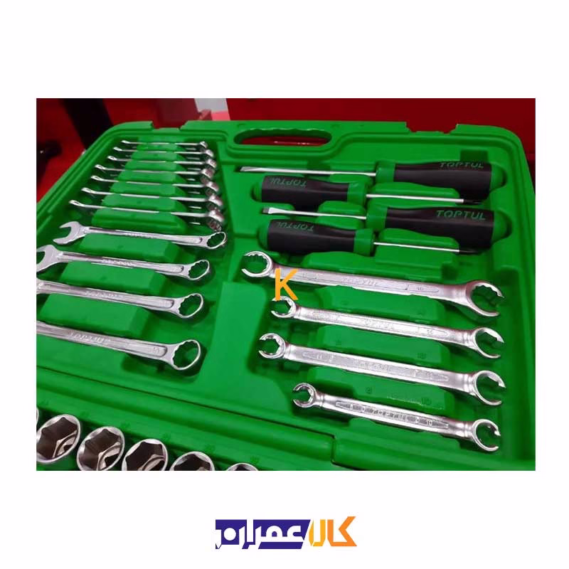 جعبه ابزار با لوازم 96 عددی مدل GCAI9601 تاپ تول