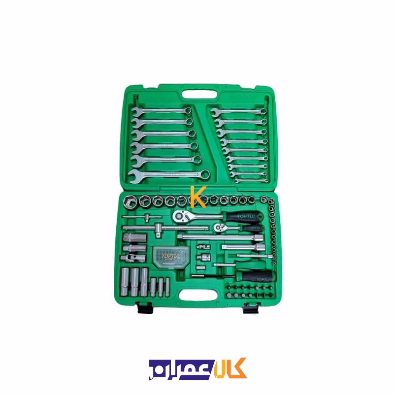 جعبه ابزار با لوازم 106 عددی مدل GCAI106B تاپ تول