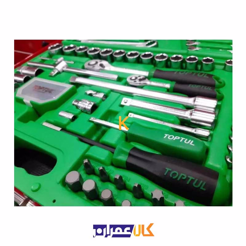 جعبه ابزار با لوازم 106 عددی مدل GCAI106B تاپ تول