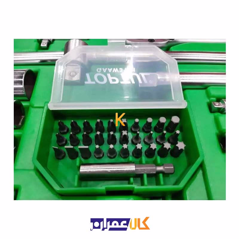 جعبه ابزار با لوازم 106 عددی مدل GCAI106B تاپ تول