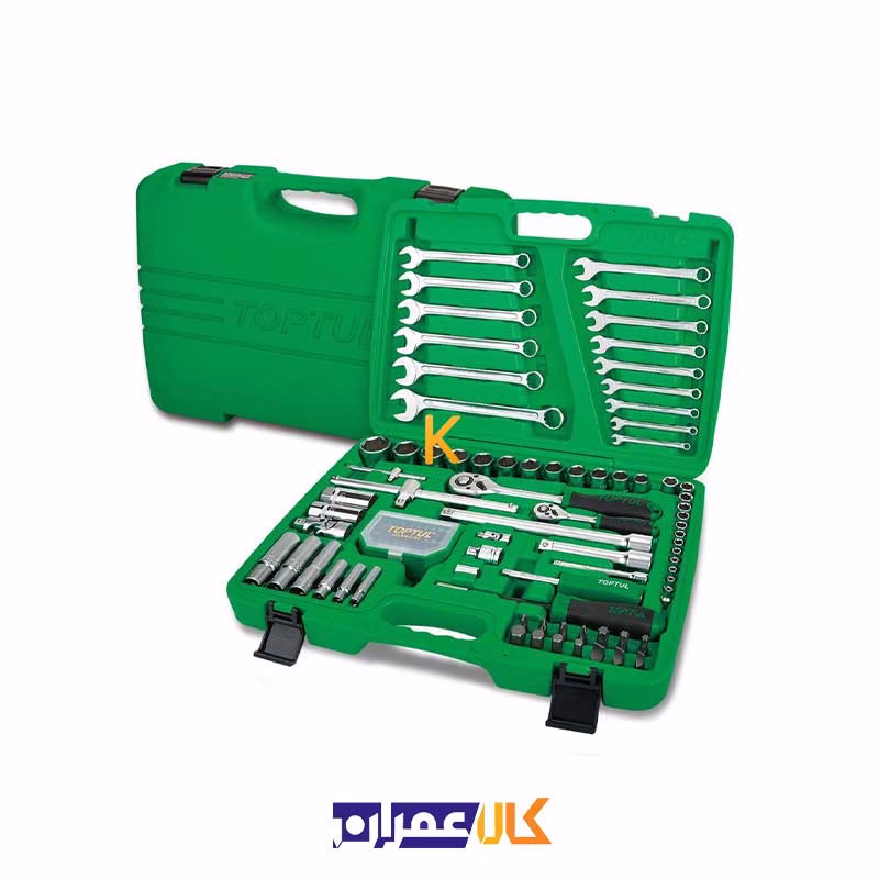 جعبه ابزار با لوازم 106 عددی مدل GCAI106B تاپ تول