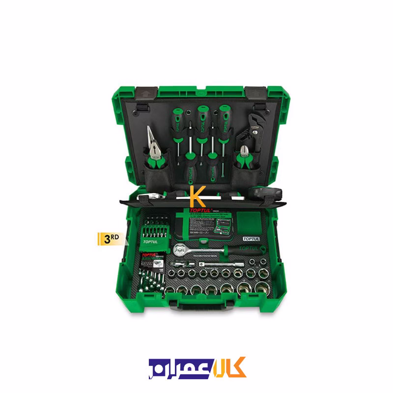 جعبه ابزار 104 پارچه سامسونتی مدل GCZ-104A تاپ تول