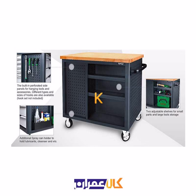 جعبه ابزار حرفه ایی 2 حالت 12 کشو مدل TCDB1203 تاپ تول