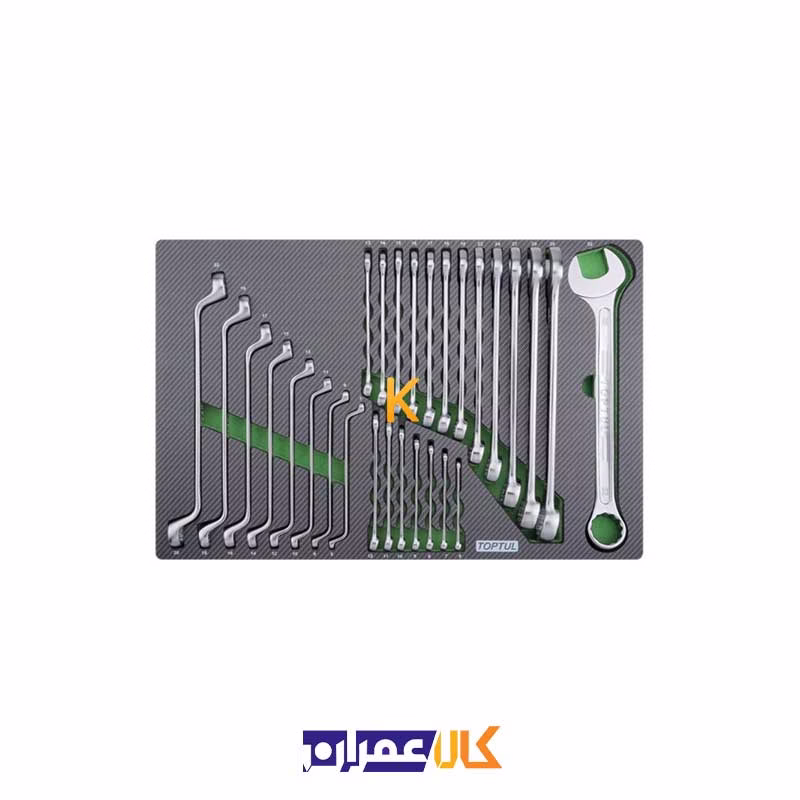جعبه ابزار 7 کشو چرخ دار با ابزار مدل GE-3402 تاپ تول