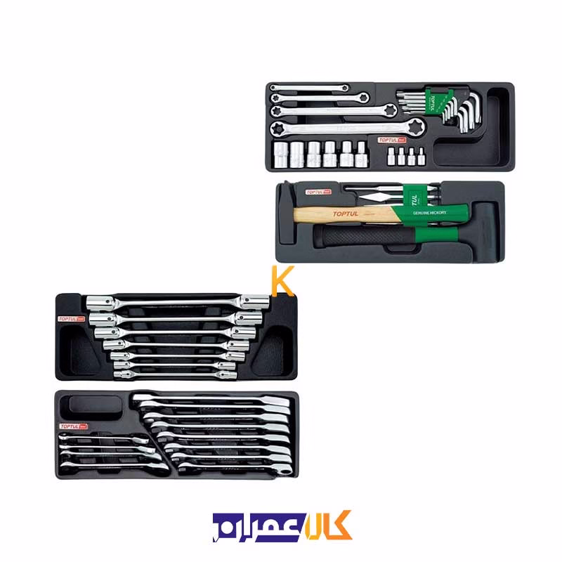 جعبه ابزار 7 کشو چرخ دار مدل GCAJ275E تاپ تول