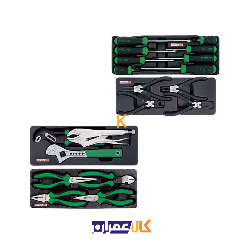 جعبه ابزار 7 کشو چرخ دار مدل GCAJ275E تاپ تول