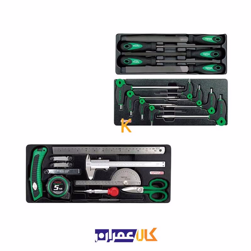 جعبه ابزار 7 کشو چرخ دار مدل GCAJ275E تاپ تول