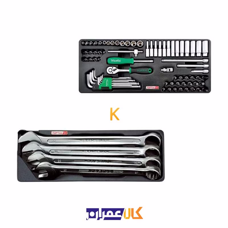 جعبه ابزار 7 کشو چرخ دار مدل GCAJ275E تاپ تول