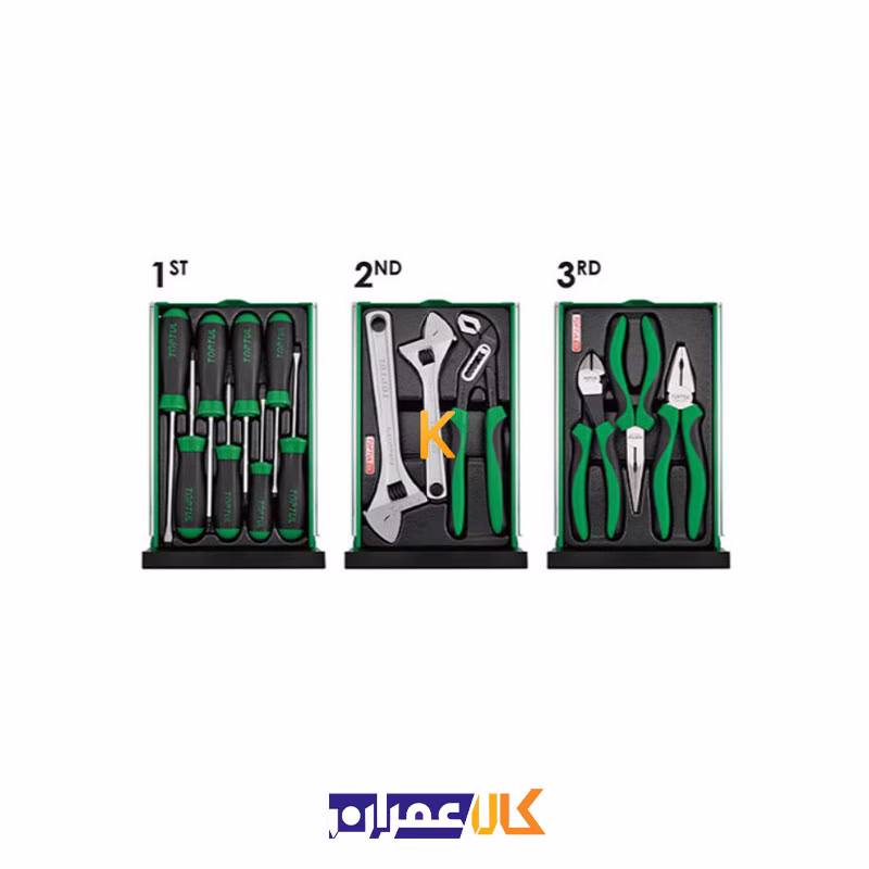 جعبه ابزار 6 کشو رومیزی مدل GCBZ120A تاپ تول