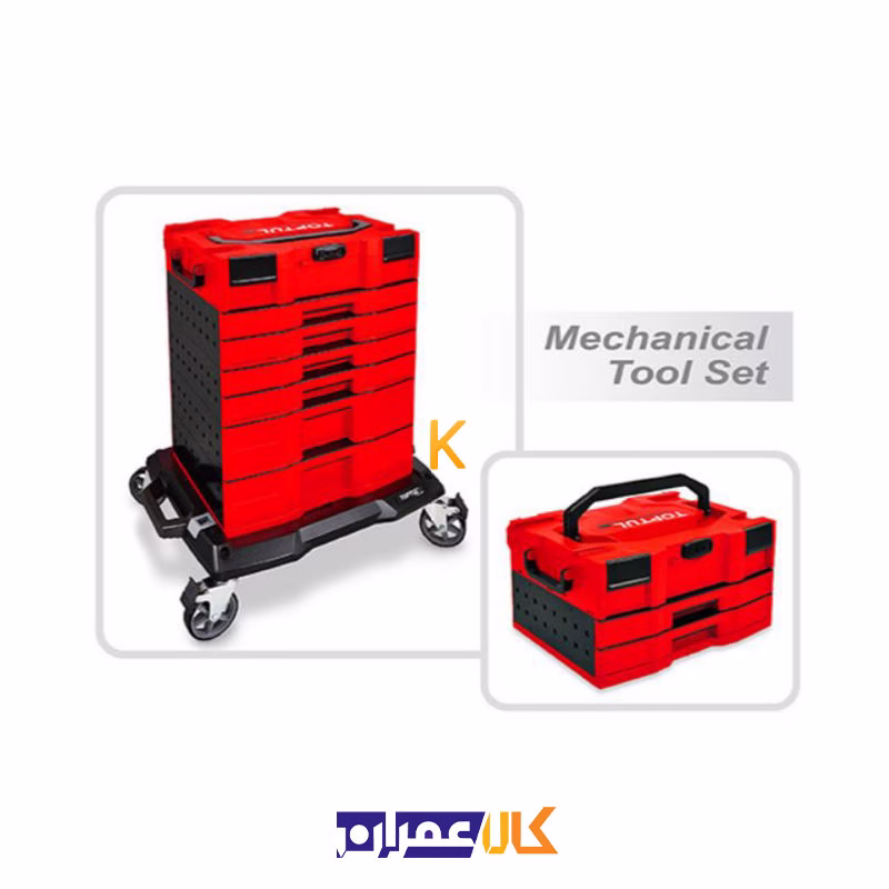 جعبه ابزار 6 طبقه 137 پارچه مدل GCZ-137A تاپ تول