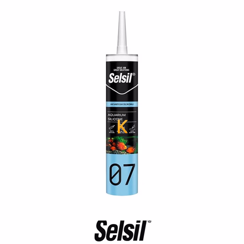 چسب سیلیکون آکواریوم ماهی مدل 07 سلسیل