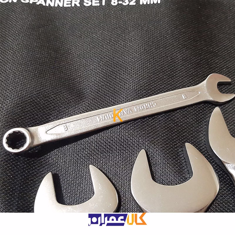 مجموعه 12 عددی آچار یکسر تخت و یکسر رینگی مدل 781512 سلپرو