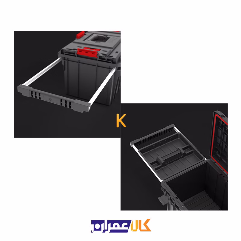 جعبه ابزار مدل System One Trolley Vario کیوبریک