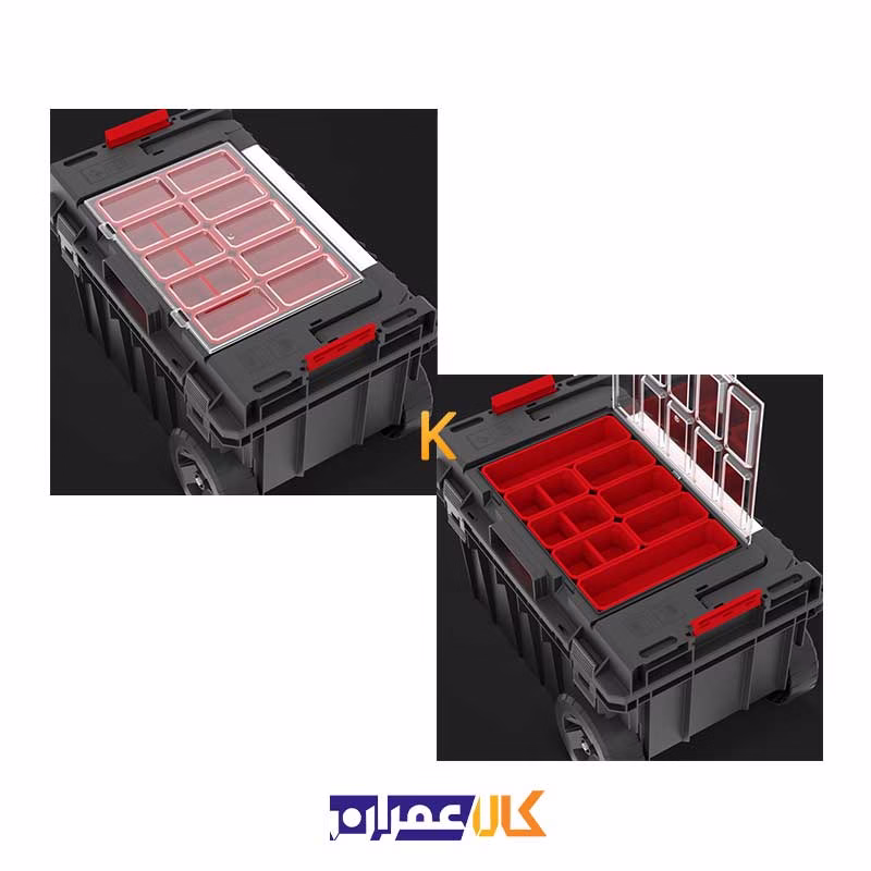 جعبه ابزار مدل System One Trolley Expert کیوبریک