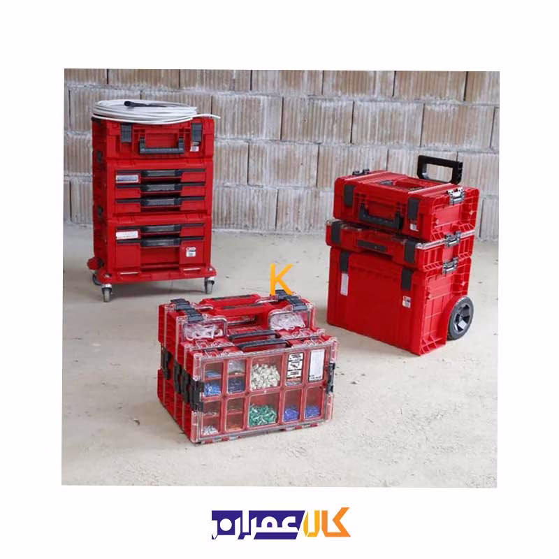 جعبه ابزار مدل QS Red Pro Organizer 200 MFI Ultra HD کیوبریک