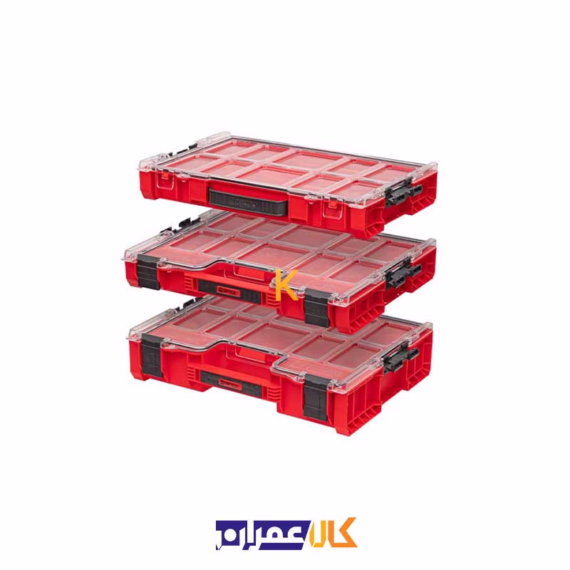 جعبه ابزار مدل QS Red Pro Organizer 100 Ultra HD کیوبریک