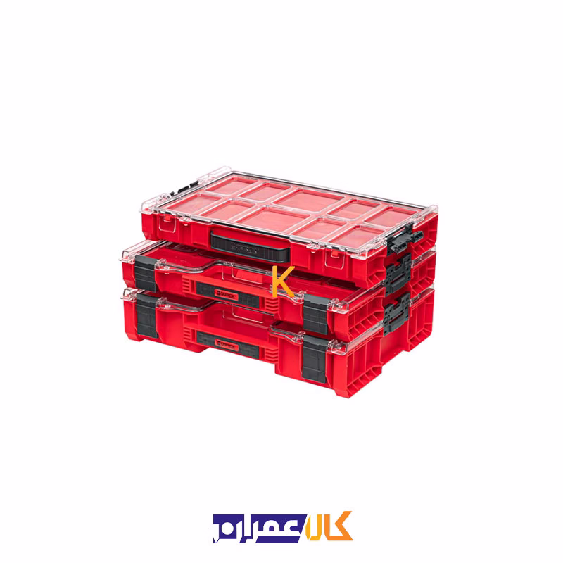 جعبه ابزار مدل QS Red Pro Organizer 100 Ultra HD کیوبریک