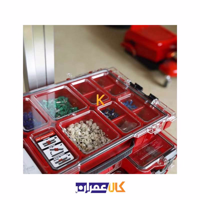 جعبه ابزار مدل QS Red Pro Organizer 100 Ultra HD کیوبریک