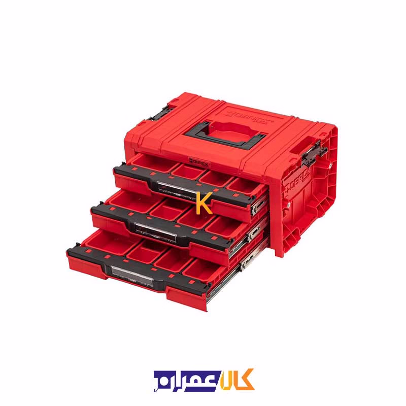 جعبه ابزار مدل QS Red Pro Drawer 3 Toolbox 2.0 Ultra HD کیوبریک