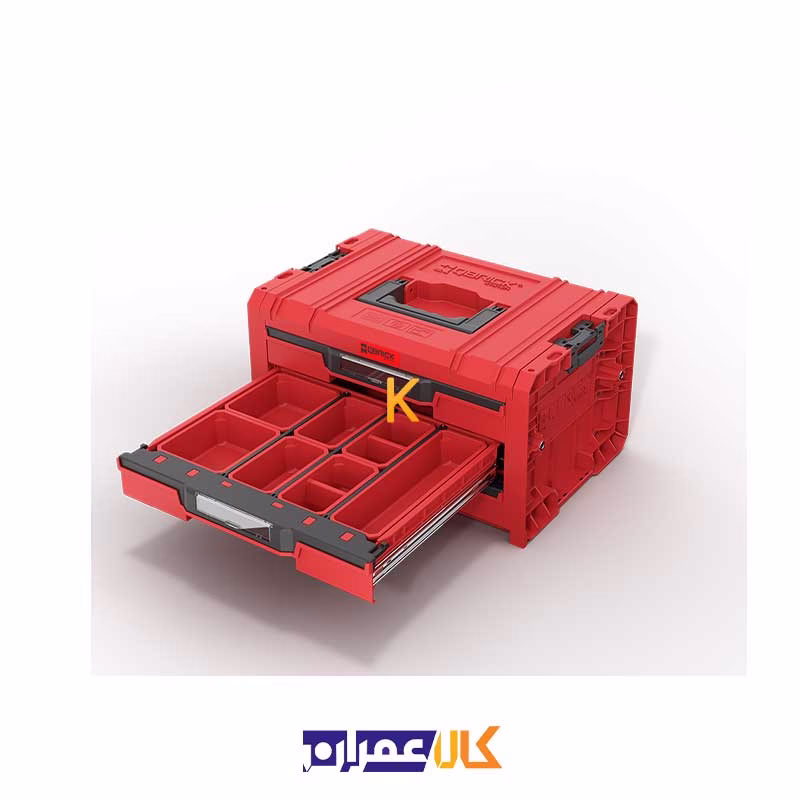 جعبه ابزار مدل QS Red Pro Drawer 3 Toolbox 2.0 Ultra HD کیوبریک