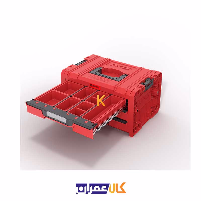 جعبه ابزار مدل QS Red Pro Drawer 3 Toolbox 2.0 Ultra HD کیوبریک