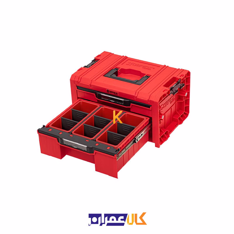 جعبه ابزار مدل QS Red Pro Drawer 2 Toolbox 2.0 Ultra HD کیوبریک