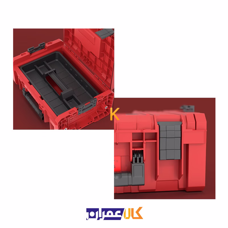 جعبه ابزار مدل QS Red Pro Technician Case 2.0 Ultra HD کیوبریک