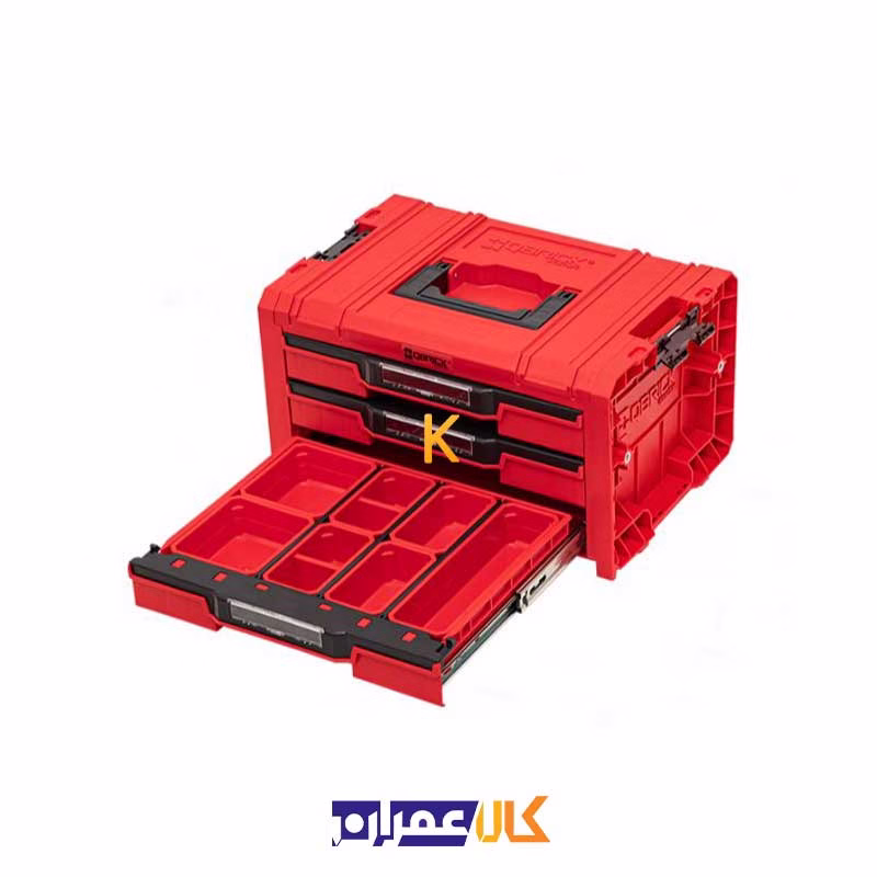 جعبه ابزار مدل QS Red Pro Drawer 3 Toolbox 2.0 Expert Ultra HD کیوبریک