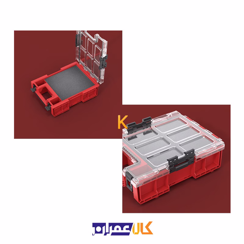 جعبه ابزار مدل QS Red One Organizer M Plus 2.0 MFI Ultra HD کیوبریک