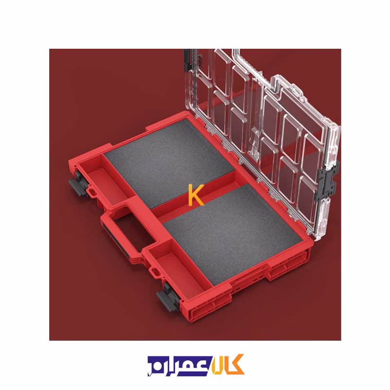 جعبه ابزار مدل QS Red One Organizer L 2.0 MFI Ultra HD کیوبریک
