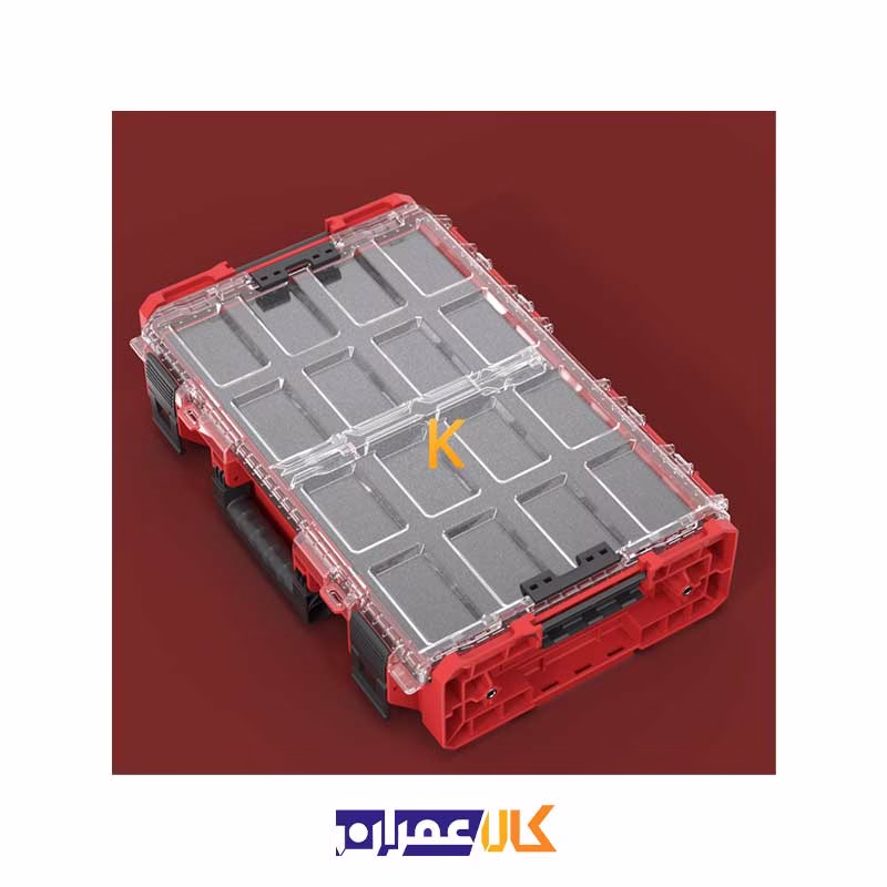 جعبه ابزار مدل QS Red One Organizer XL 2.0 MFI Ultra HD کیوبریک