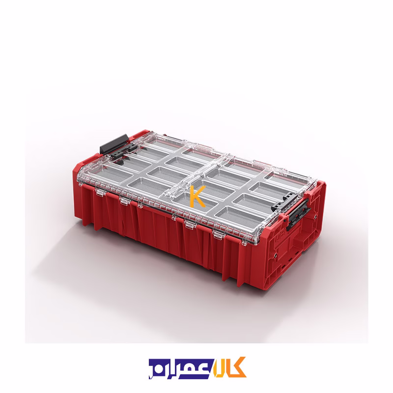 جعبه ابزار مدل QS Red One Organizer 2XL 2.0 MFI Ultra HD کیوبریک