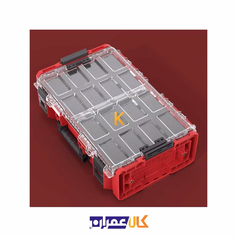 جعبه ابزار مدل QS Red One Organizer 2XL 2.0 MFI Ultra HD کیوبریک