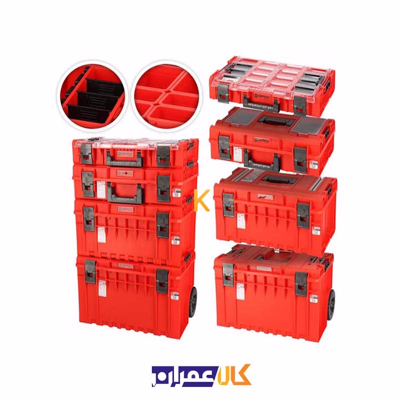ست جعبه ابزار مدل QS Red One Cart set Ultra HD کیوبریک