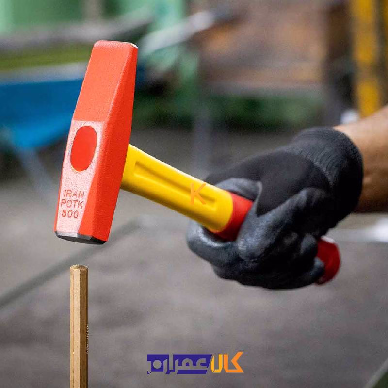 چکش مهندسی دسته پلاستیکی 1500 گرمی AS4210 ایران پتک