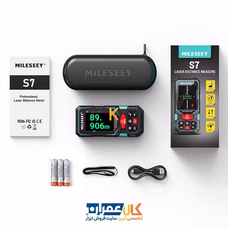 متر لیزری دوربین دار 150 متری مدل K3 مایلسی