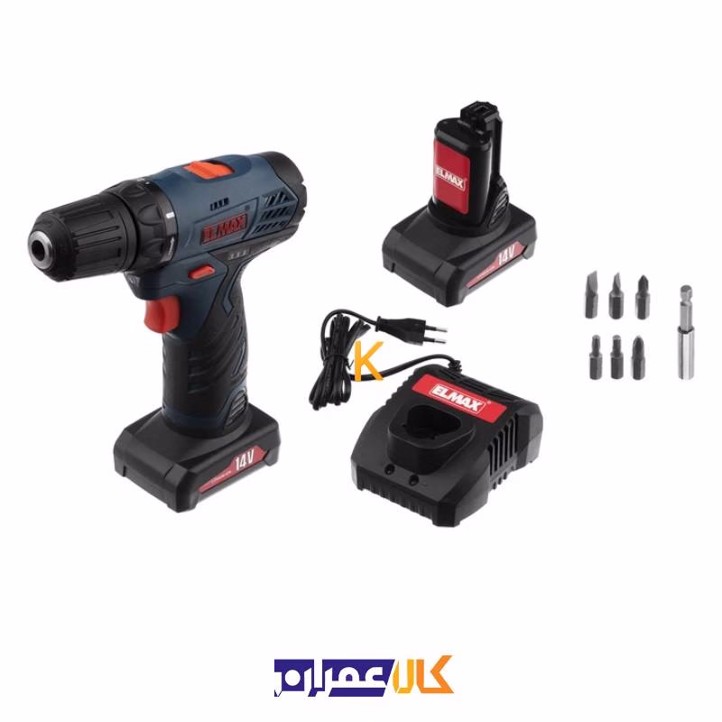 دریل شارژی 14 ولت C.D 214 المکس
