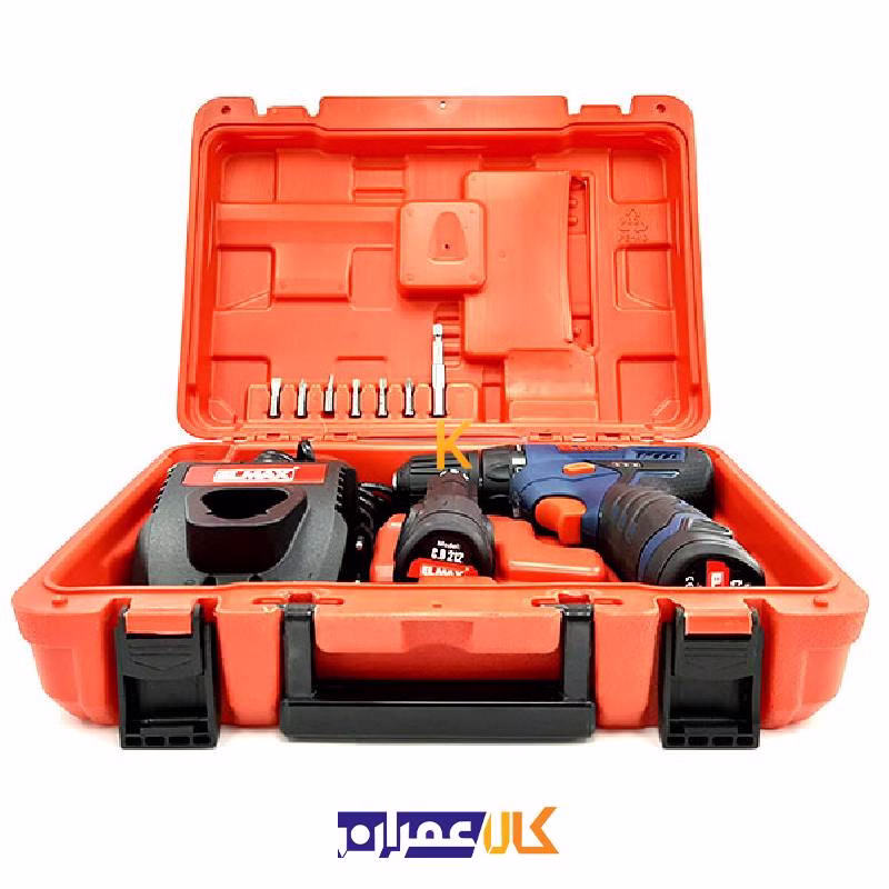 دریل شارژی 12 ولت C.D 212 المکس